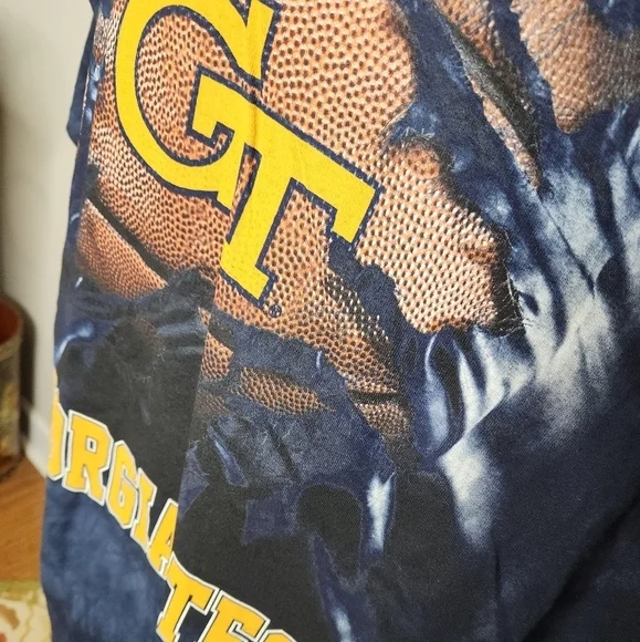 NWT Georgia Tech Basketball T-Shirt‎ Size 3XL - Picture 4 of 4